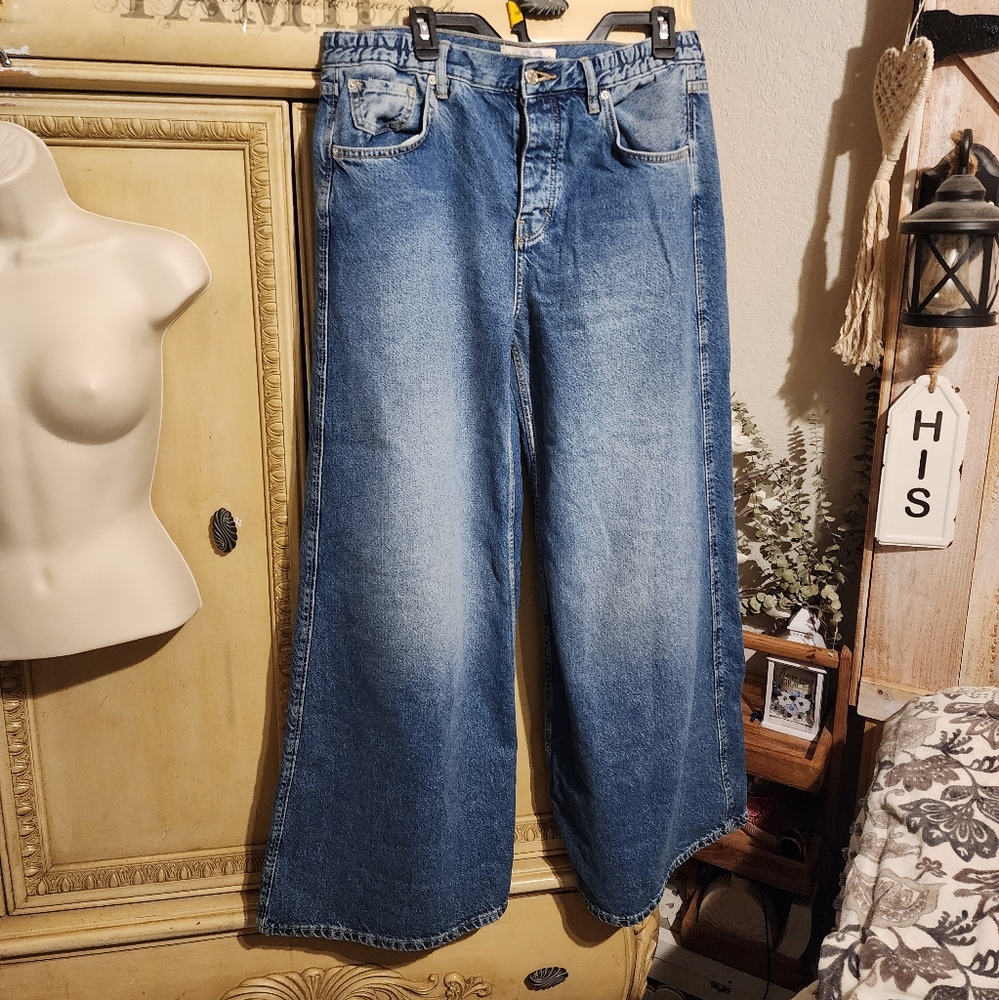 Free people bell bottoms pants wide